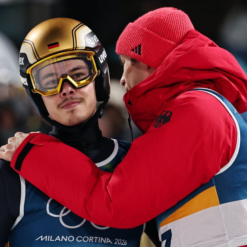 Diesmal keine Olympia-Überraschung: Skispringer Philipp Raimund auf der ...