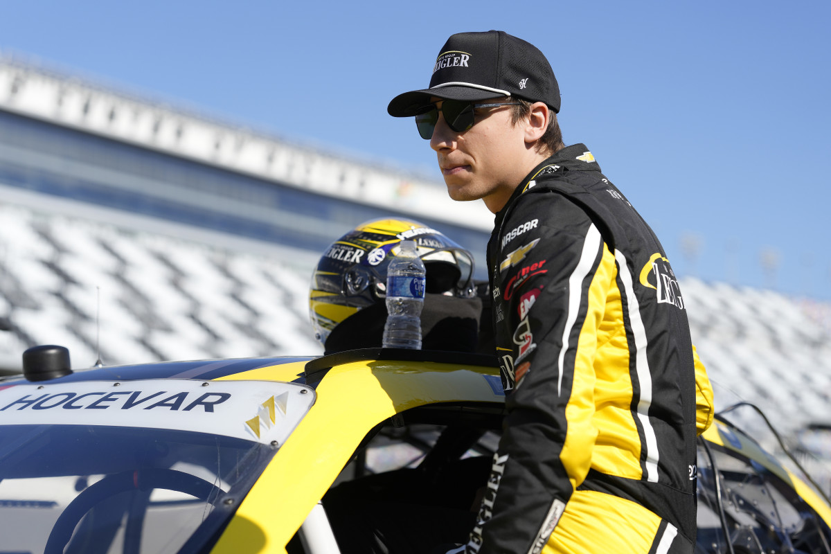 Carson Hocevar confronted on pit road after O'Reilly Series finish ...