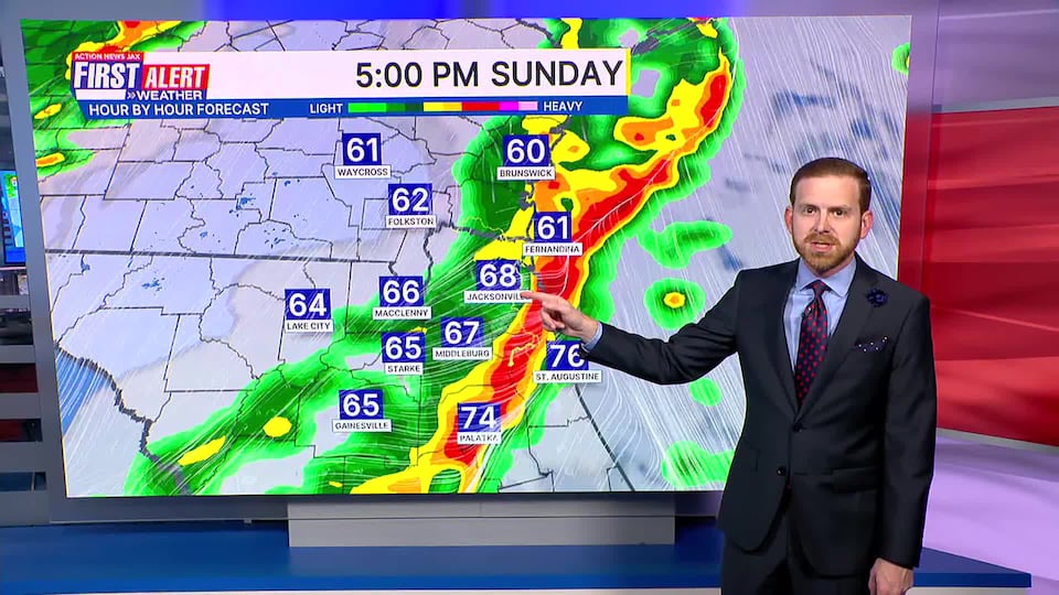 First alert forecast: Saturday, February 14 - Early evening