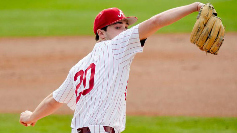 Alabama pitcher Zane Adams displays newfound confidence in season debut