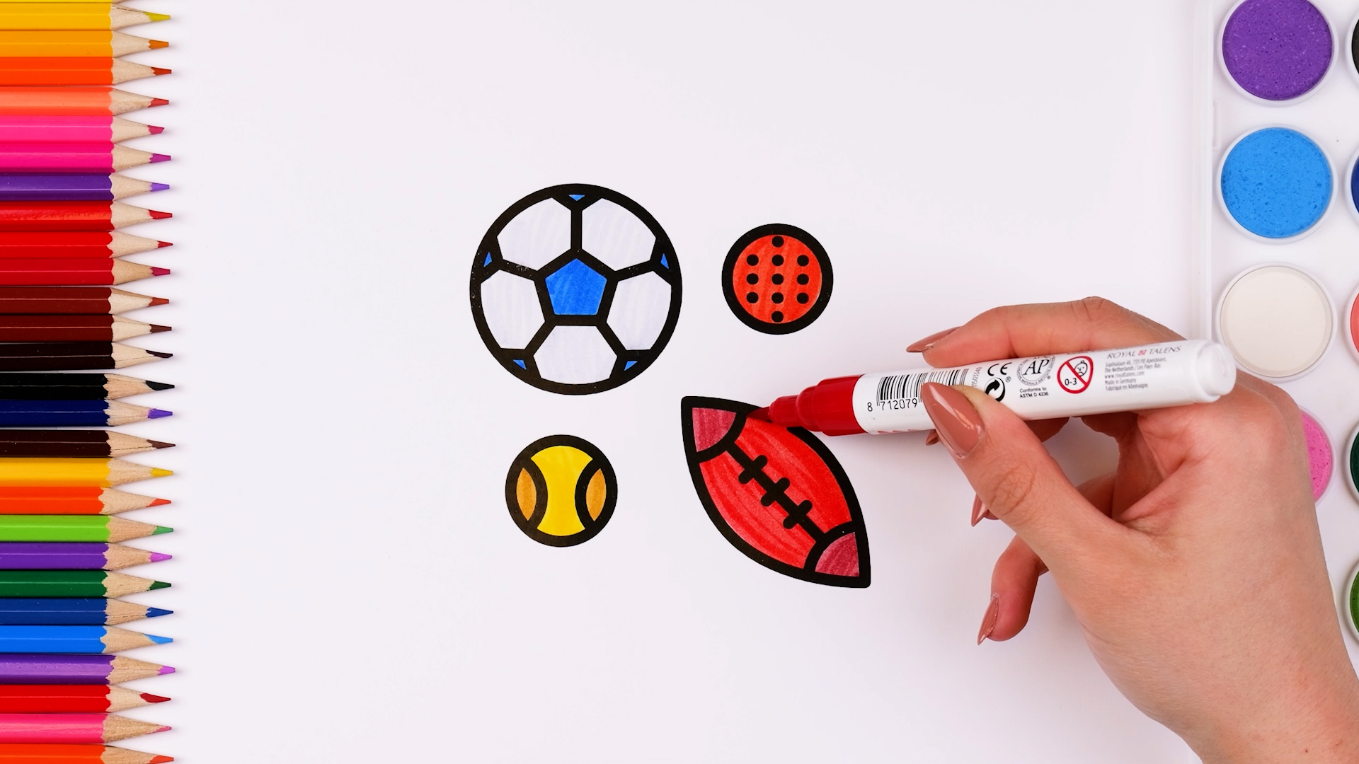 Learning creativity with colors