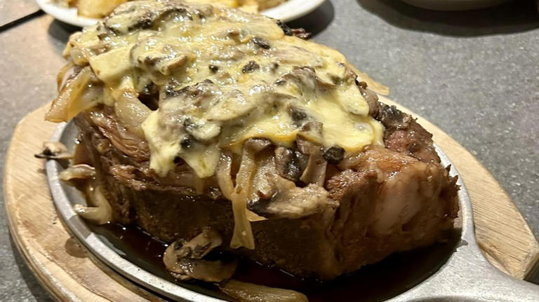 This smothered prime rib is a longtime Ohio favorite that's worth the trip