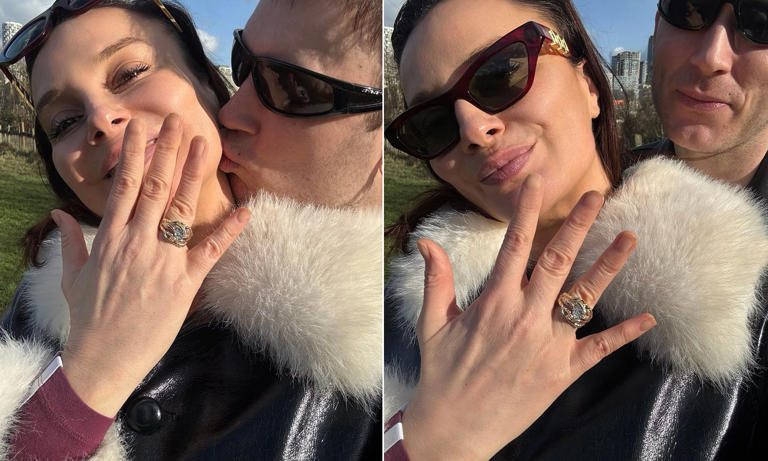 Gizzi Erskine is engaged! TV chef shares loved-up snap flashing ...