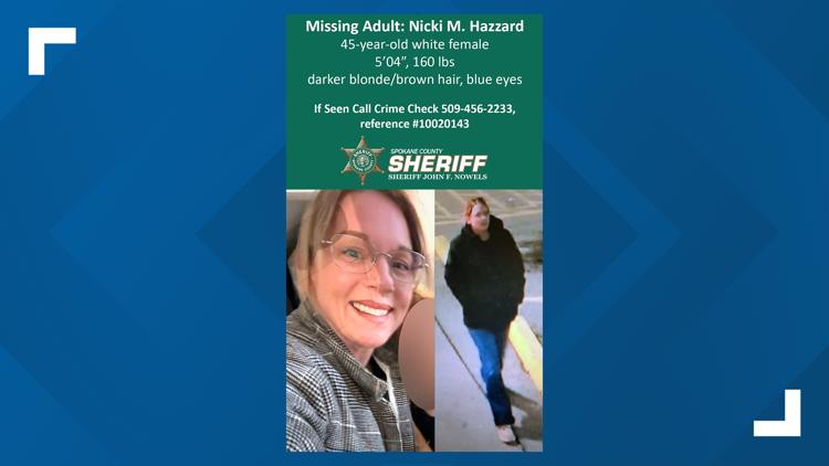 Spokane County Sheriff's Office is asking for help in finding a missing ...