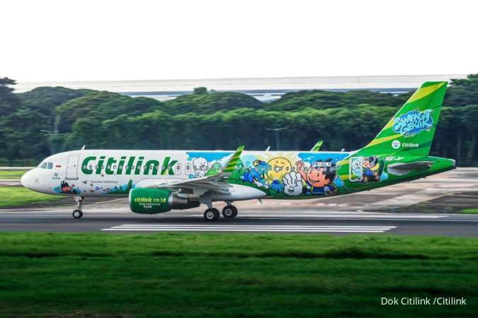 Citilink dan AQUA Luncurkan Livery Khusus Citilink dan AQUA Luncurkan Livery Khusus