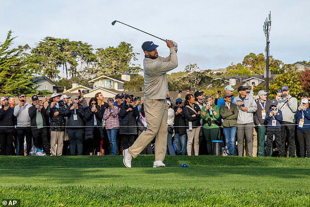 Travis Kelce hits another fan with a golf ball two years after wayward shot  left woman bloodied