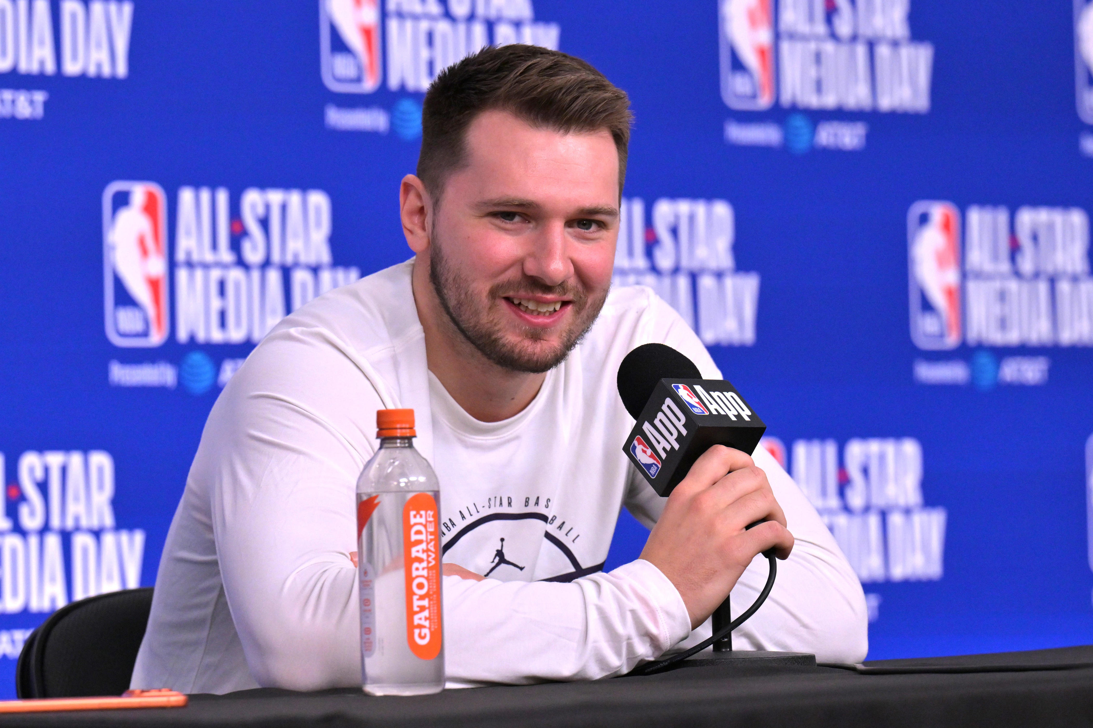 Luka Doncic gives an update on his status for the NBA All-Star Game