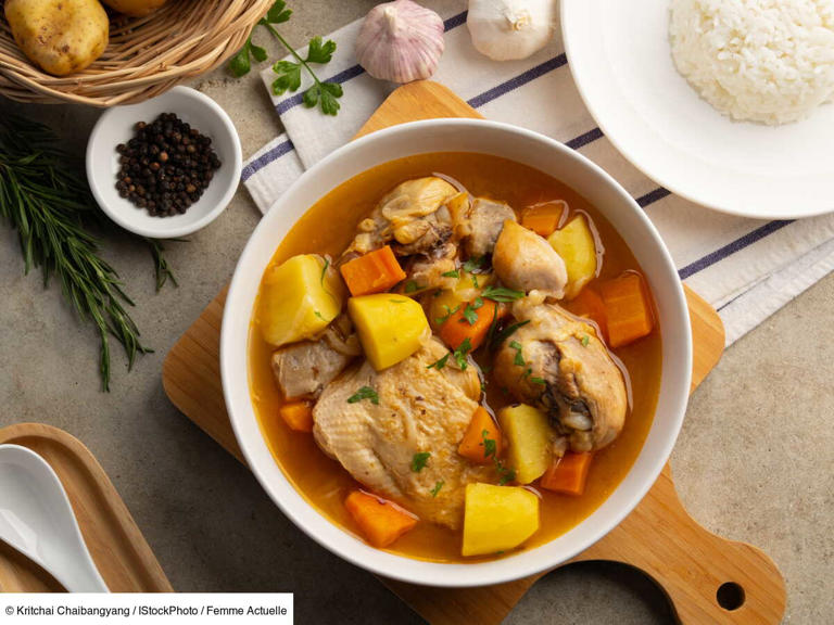 Ragoût marocain aux patates douces et poulet : la recette du marka ...