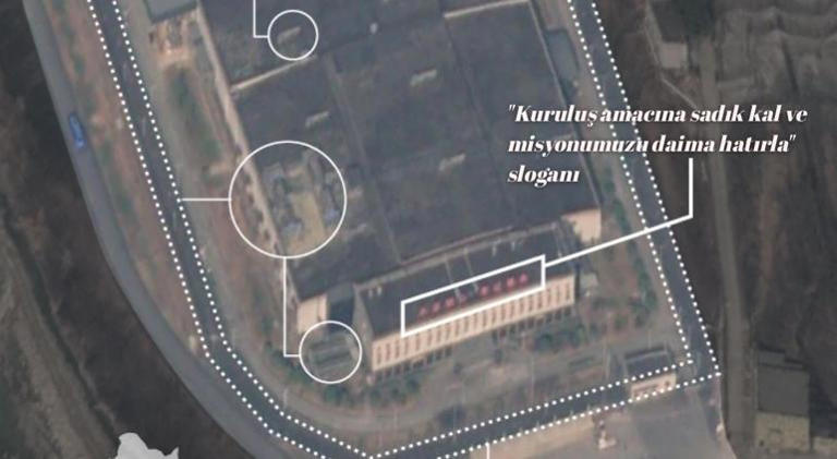 Uydu görüntüleri ele verdi: Gizli nükleer tesiste dev hazırlık! Girişe yazılan mesaj ne anlama geliyor?