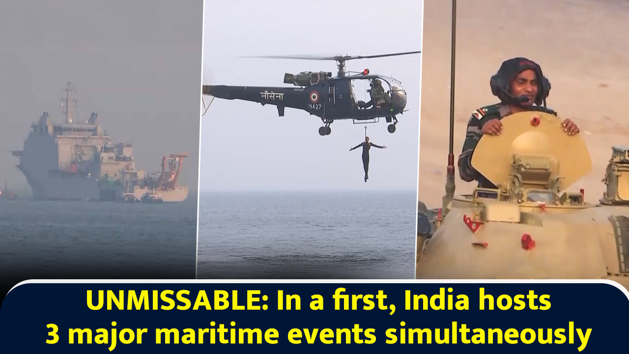Unmissable: In a first, India hosts 3 major maritime events simultaneously