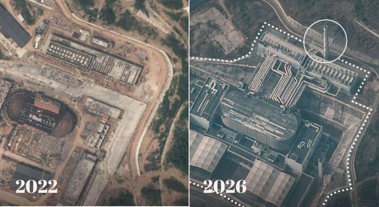 Uydu görüntüleri ele verdi: Gizli nükleer tesiste dev hazırlık! Girişe yazılan mesaj ne anlama geliyor?