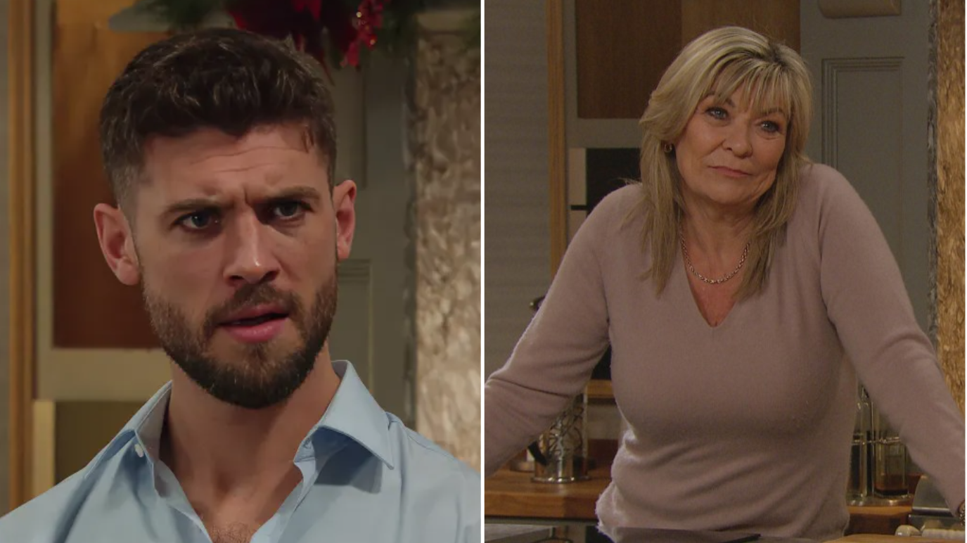 Smug Joe makes a promise to Kim in Emmerdale as their ruthless plot deepens