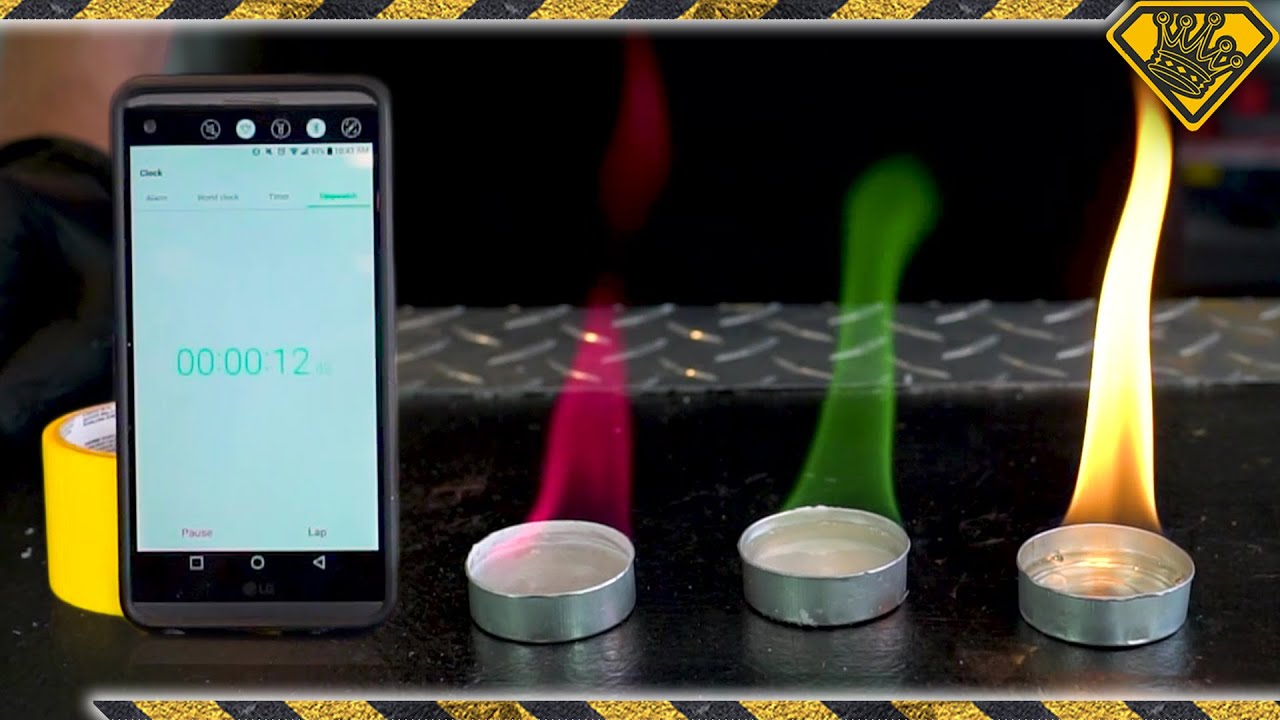 Watch how quickly we can extinguish an intense chemical fire
