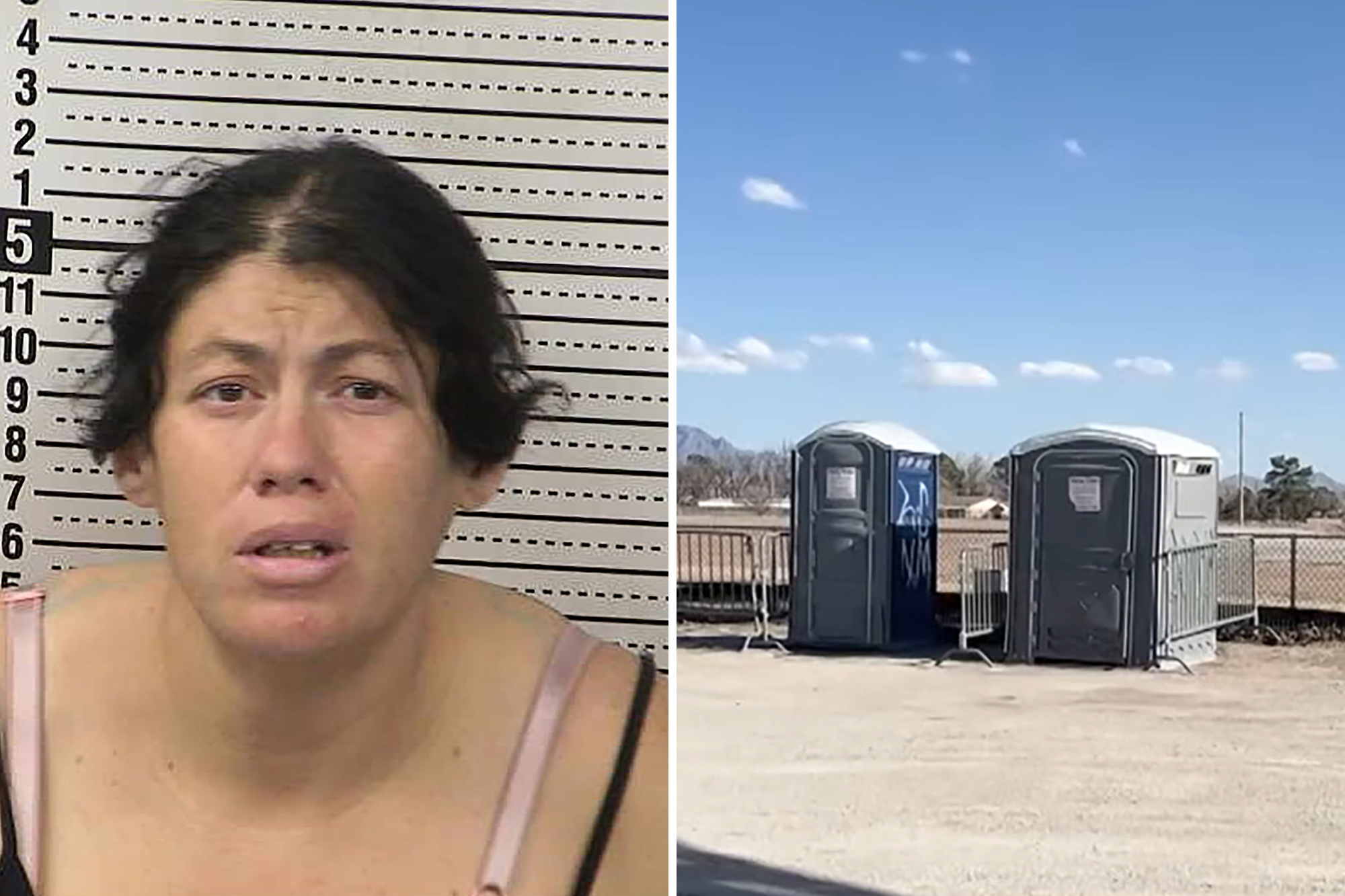 New Mexico mother drowns newborn in port-a-potty moments after giving ...