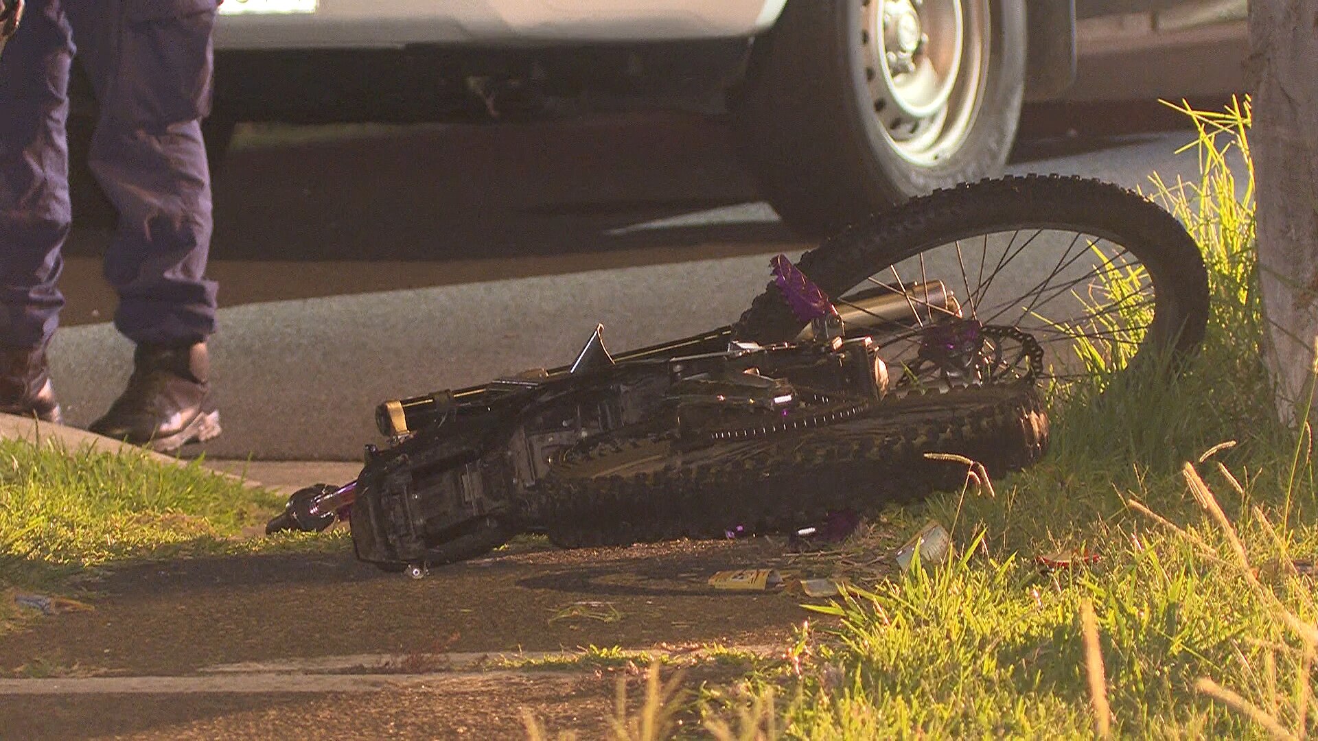 E-bike rider suffers head injuries in crash after being followed by ...