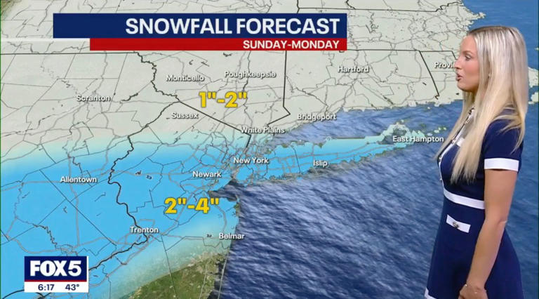 NYC braces for return of snow as up to 2 inches expected overnight Sunday