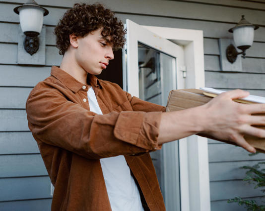 Receiving a mystery parcel could be a sign that your personal details have been hacked. Photograph: Yauheni Anhaliuk/m-art/McAfee