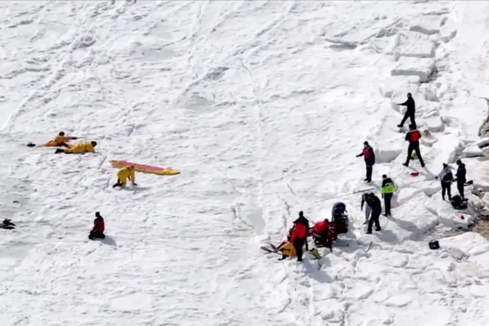 Woman dies after plunging through ice near Cape Cod as authorities ...