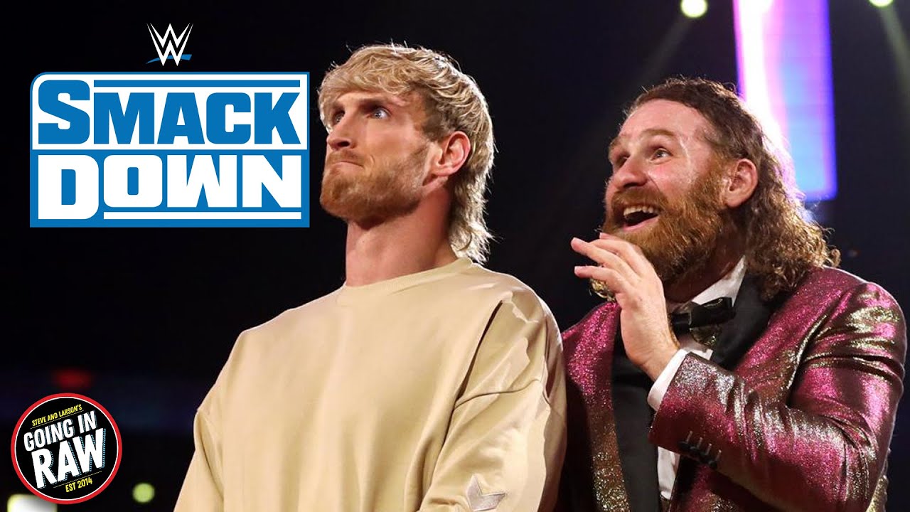 Examining Sami Zayn revealing new movie trailer with Logan (2 of 4)<br>