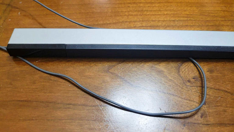 A close up on a sensor on a table.