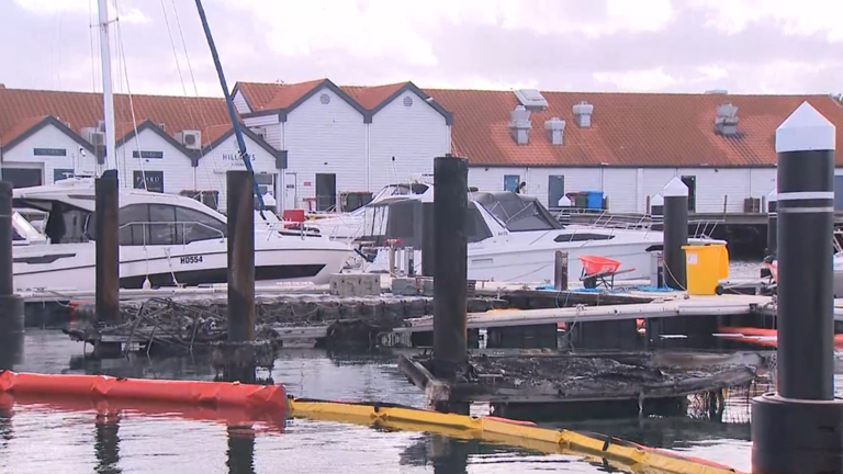 Piers melted and the berths were left empty.