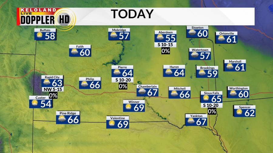 Warm start to the week, cold finish