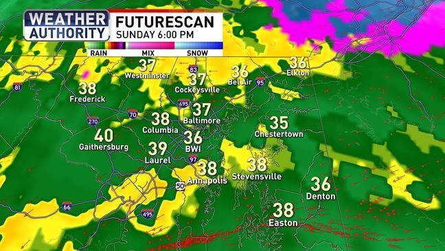 Tracking our next weather maker as cold rain rolls in Sunday