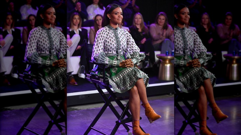 Rare times Candace Owens wore dresses that showed off her toned legs