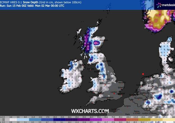 UK snow maps show giant 78-hour blizzard to bury 16 cities - full list