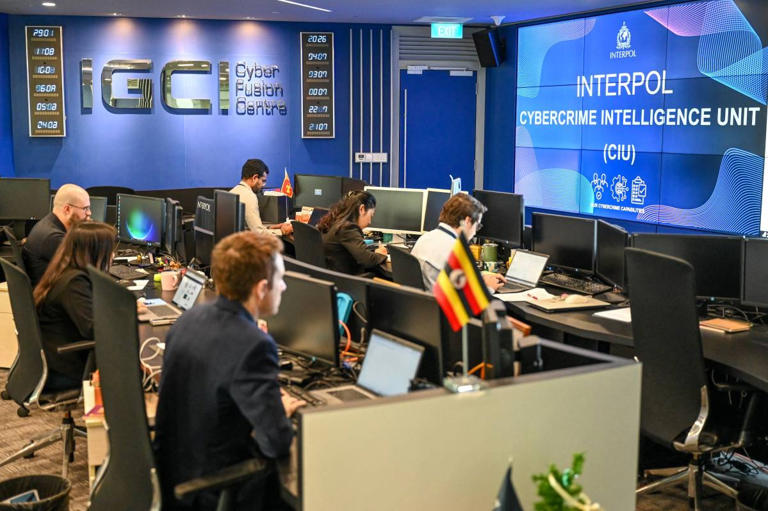 Interpol backroom warriors fight cybercriminals 'weaponizing' AI