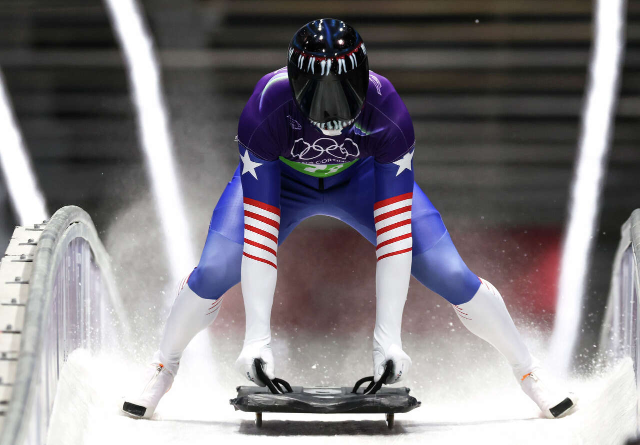 Connecticut's Austin Florian places 7th in Olympic skeleton mixed team ...