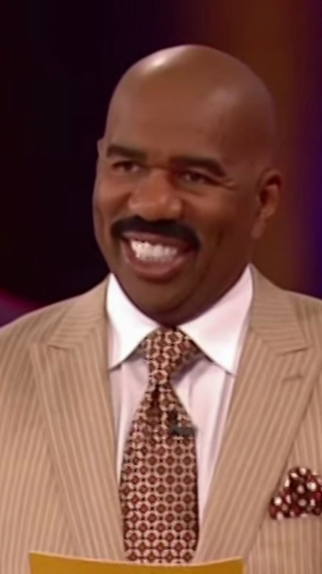 This question has Steve Harvey loving his job on Family Feud