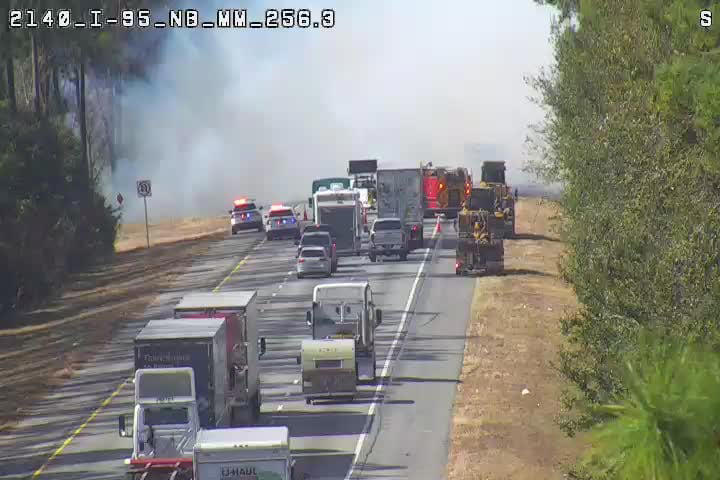 I-95 lanes reopen after vehicle fire shuts down the interstate