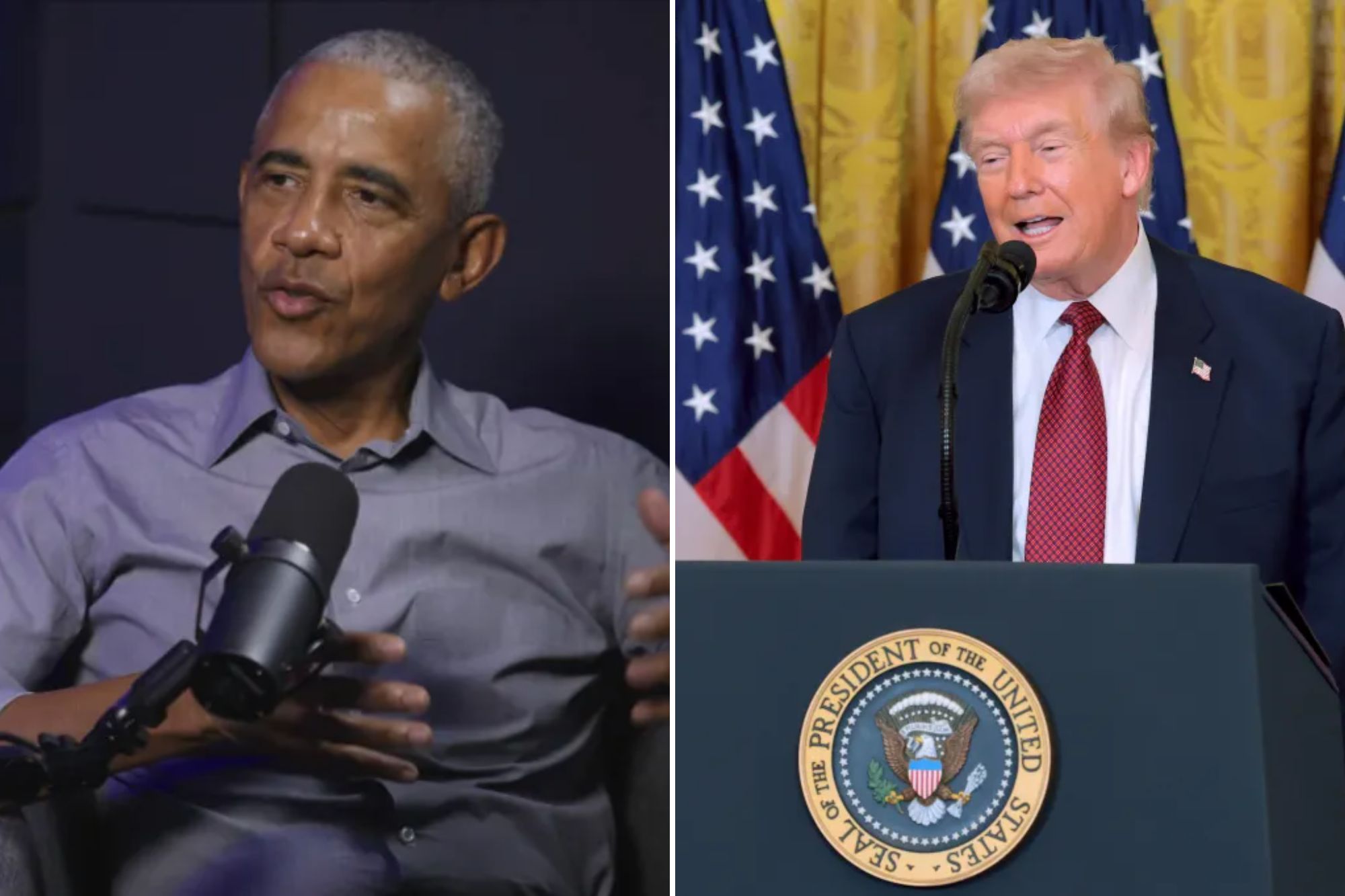Obama fires back at Trump over 'deeply troubling' video depicting him ...