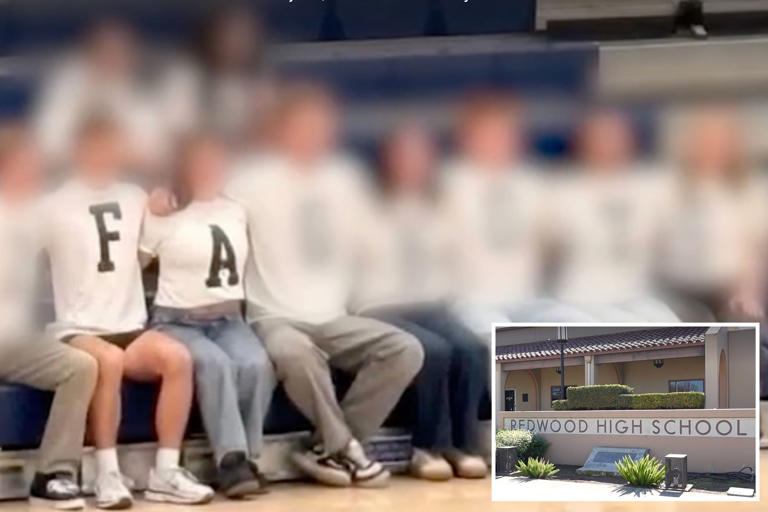 Shocking homophobic display by high school students rocks California ...