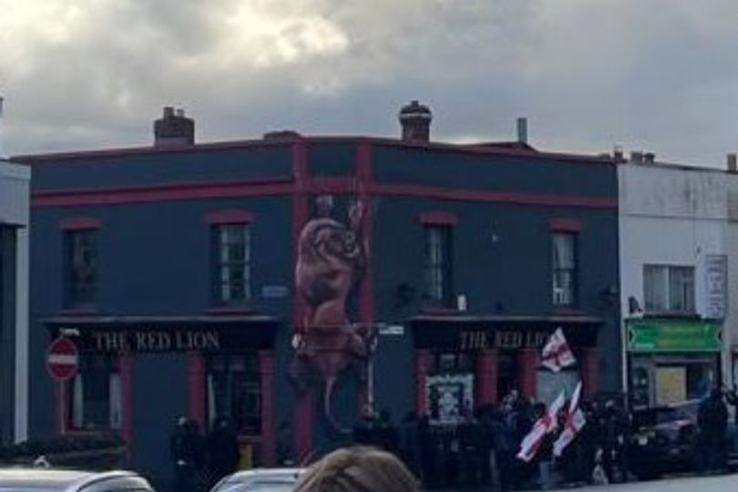 Bristol pub-goer says people turned up with flags wanting a fight