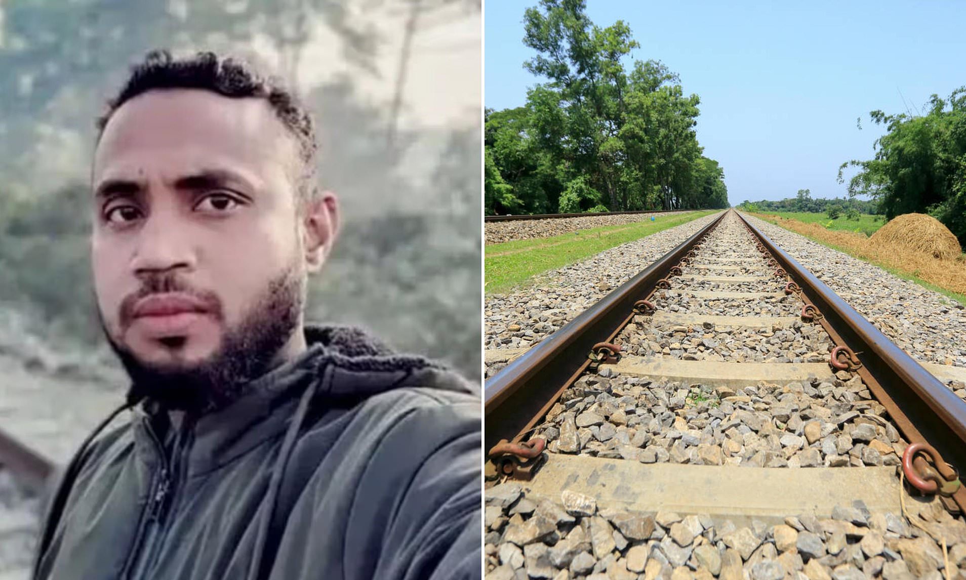 Man is killed by high-speed train moments after taking a selfie on ...