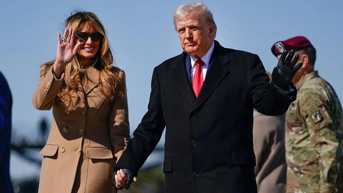 You can actually hear the pin drop: Trump caught off guard by Melania’s ...
