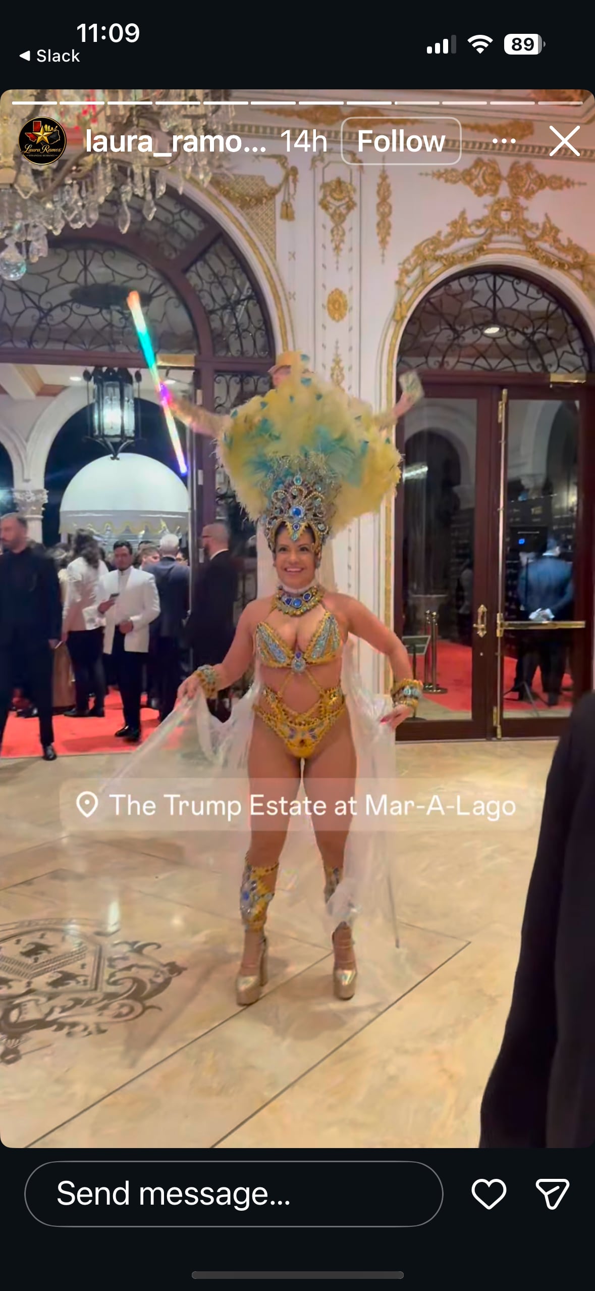 The event came days Trump's discerning remarks over Bad Bunny's performance. / Screenshot/ / Screenshot/Instagram