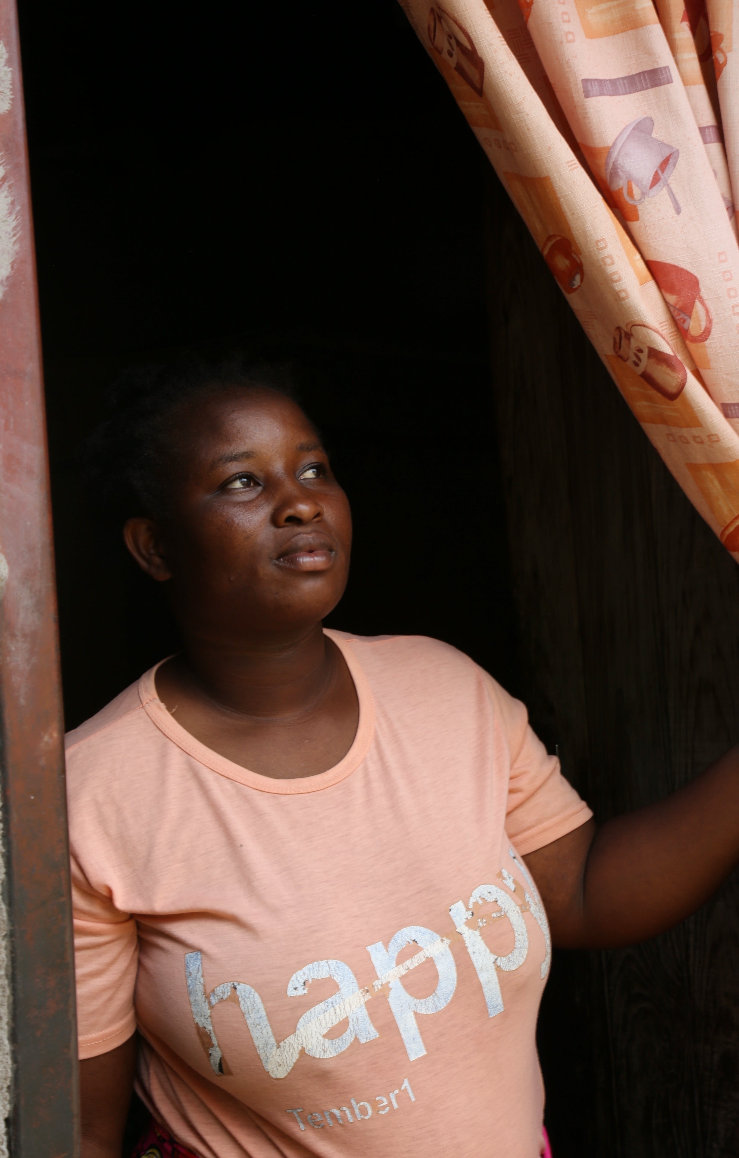Violet Zulu, who was sent to a maximum-security prison after she was denied a legal abortion and ended her pregnancy on her own, poses for a photograph in Lusaka, Zambia, Jan. 21, 2026. (AP)