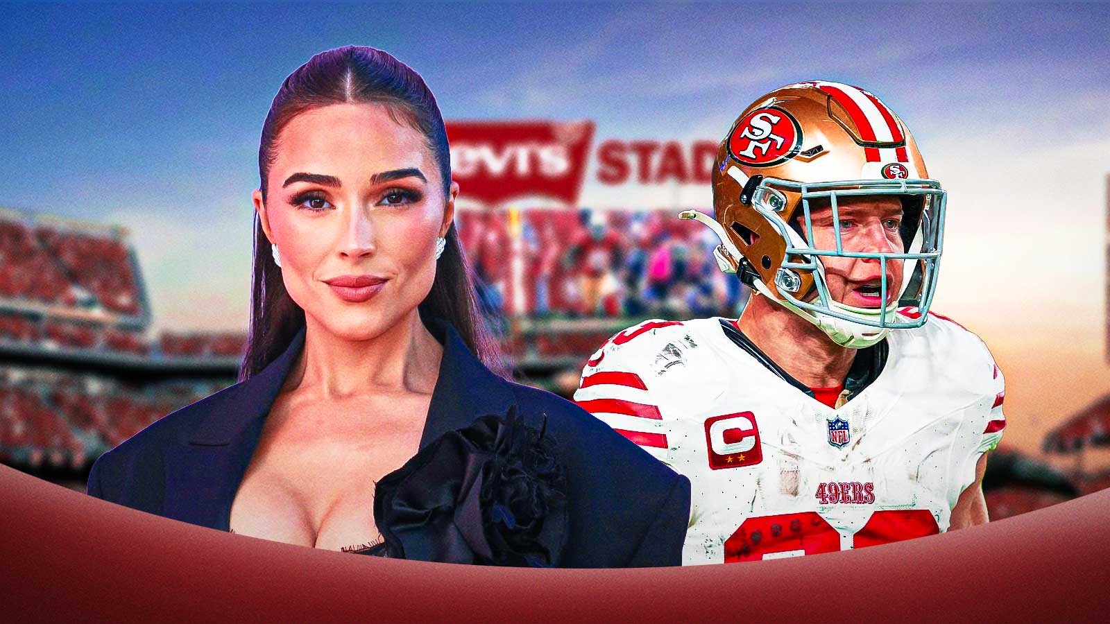 Christian McCaffrey honors Olivia Culpo, daughter for Valentine’s Day