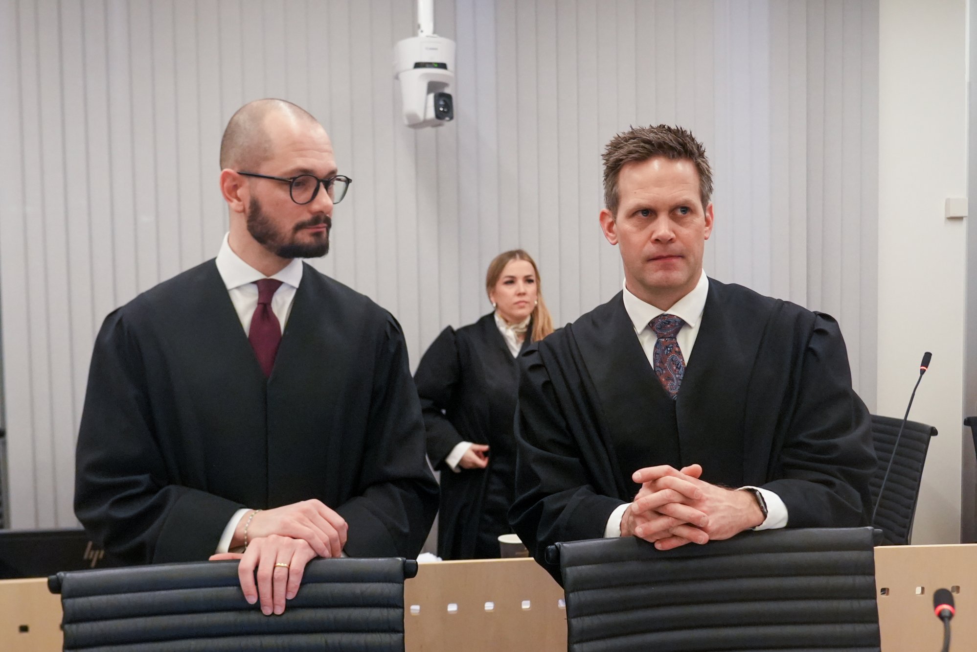 Aktor i saken mot Marius Borg Høiby - statsadvokat Sturla Henriksbø og politiadvokat Andreas Kruszewski. Første rettsdag 3. februar 2026.