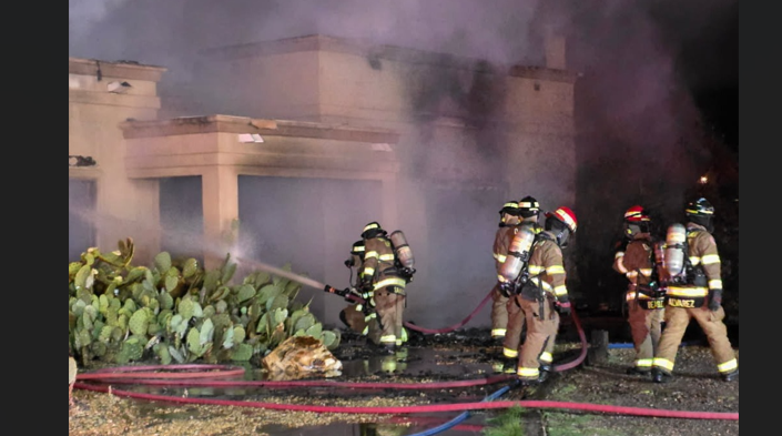 One dead as Dona Ana firefighters battle large house fire