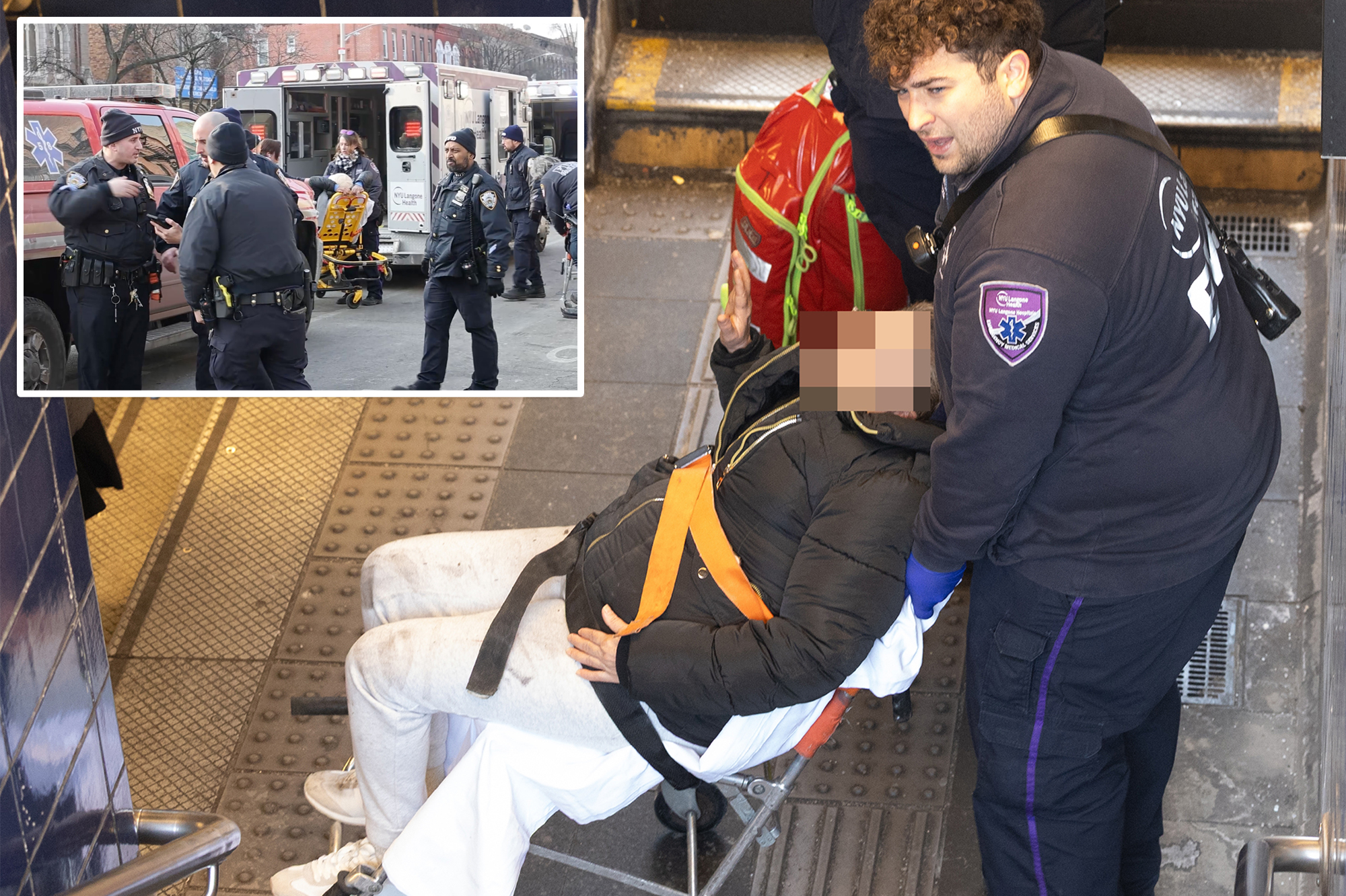 Maniac who allegedly pushed woman onto NYC subway tracks, punched ...