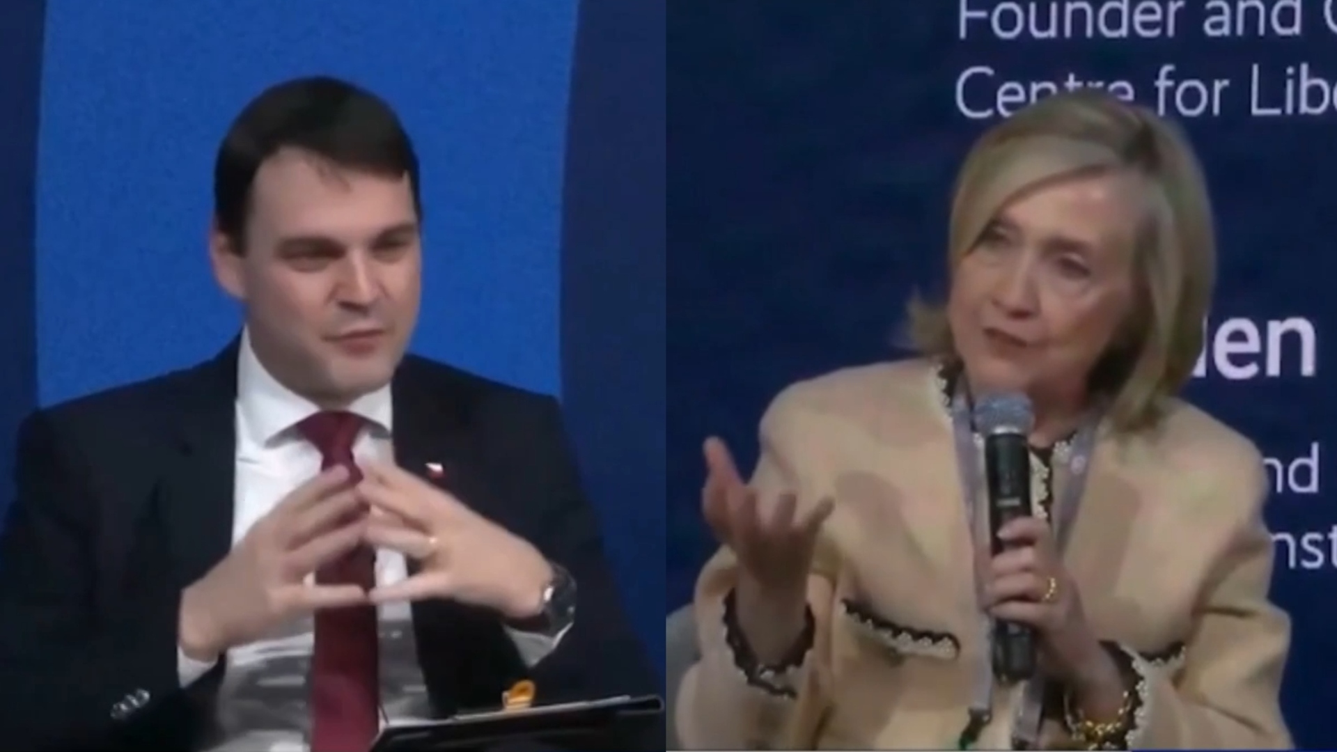 'Washed up': Hillary Clinton brutally shut down by Czech deputy PM on ...