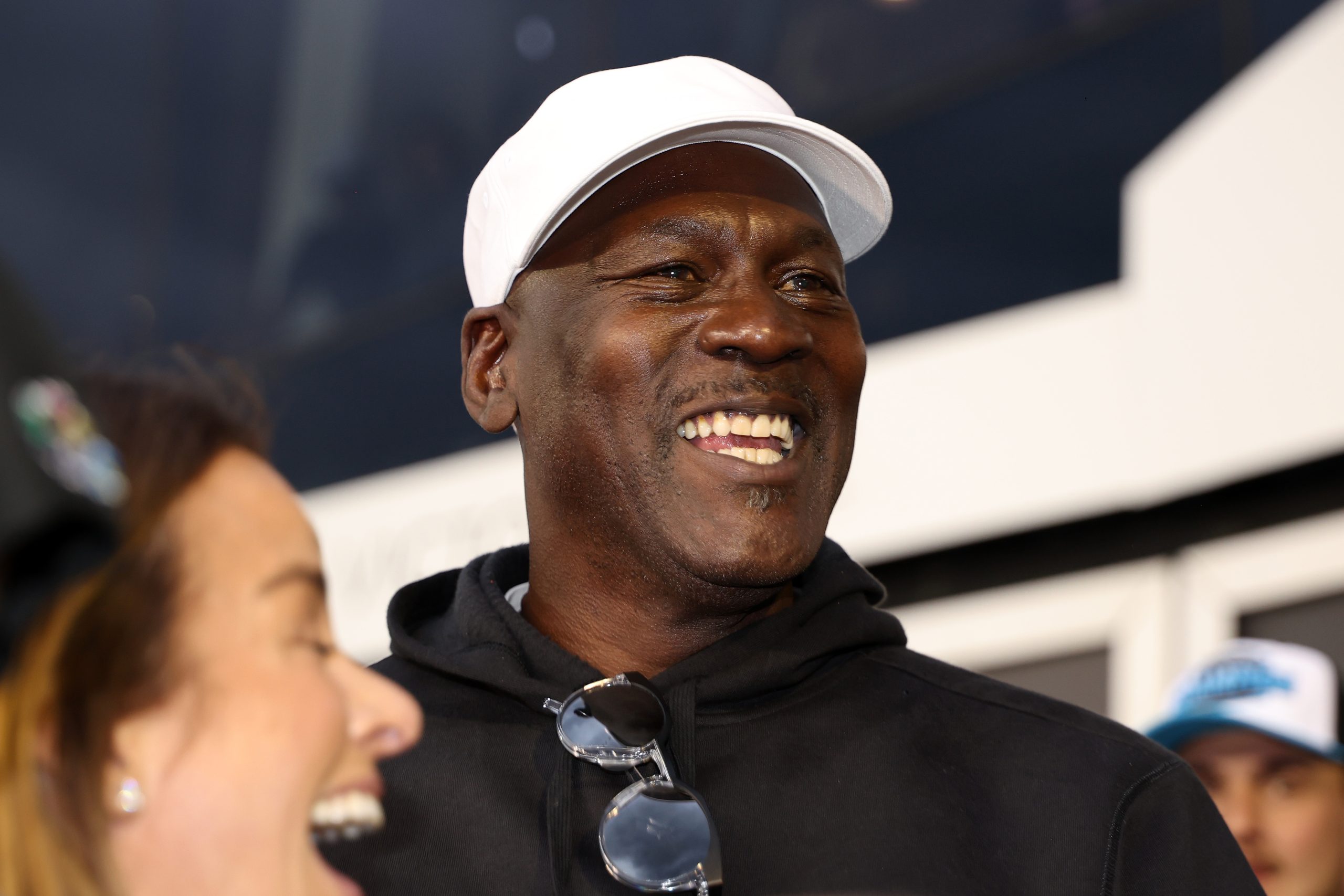 Growing up a NASCAR fan, Michael Jordan enjoys the ultimate victory
