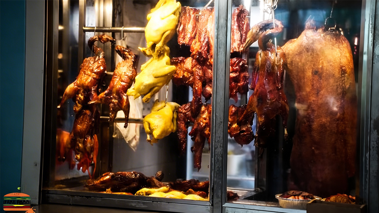 Authentic Chinese golden fried rice made by grandpa