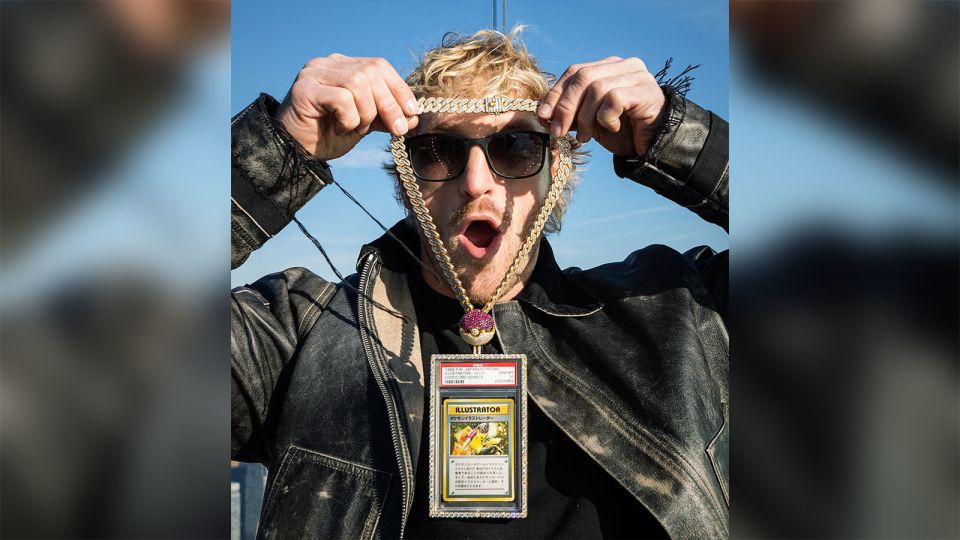 Logan Paul’s ‘holy grail’ of Pokémon cards sells for $16.5 million, with a diamond necklace thrown in<br><br>