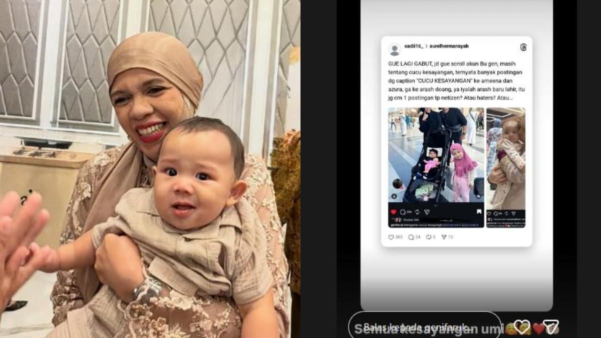 Diterpa isu tak adil, Geni Faruk jawab isu Arash anak Thariq jadi cucu  favorit: semua kesayangan