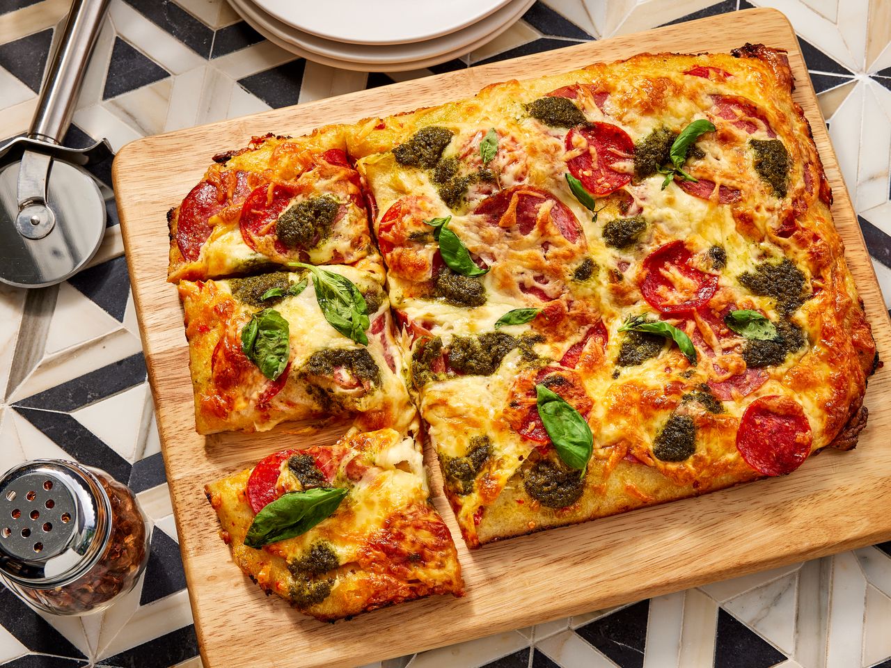 Trader Joe's Inspired tavern style 9x13 pizza